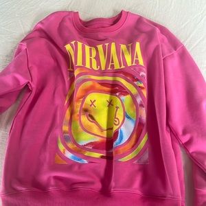 Nirvana Sweatshirt— pink